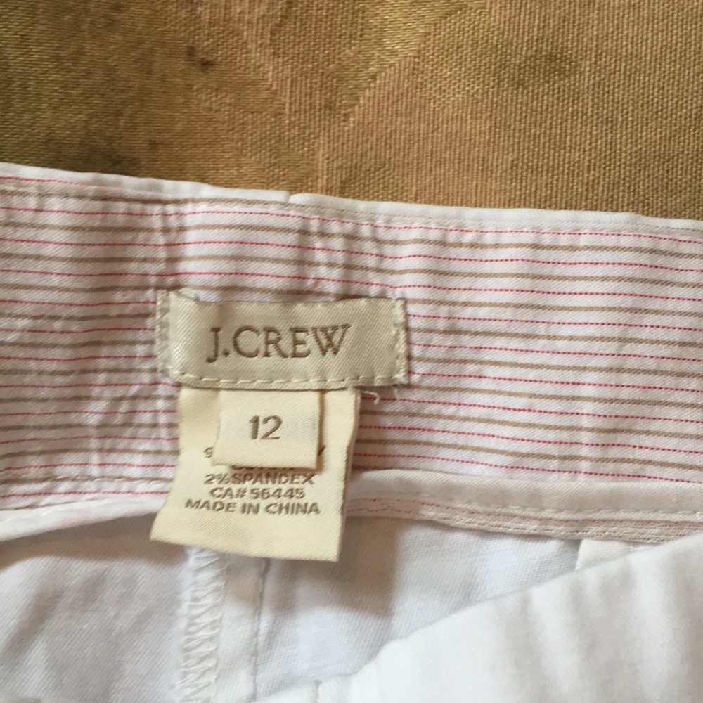 J Crew white cotton shorts - Picture 2 of 7